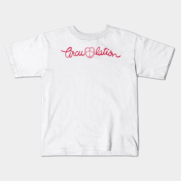 Circulation 03 Kids T-Shirt by ThirteenthFloor